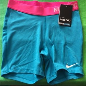 Nike Pro girls training shorts